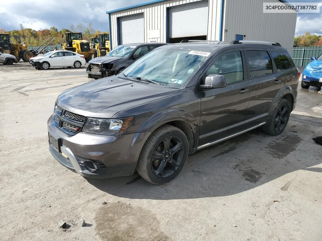 2018 Dodge Journey Crossroad VIN: 3C4PDDGG2JT387782 Lot: 75902034