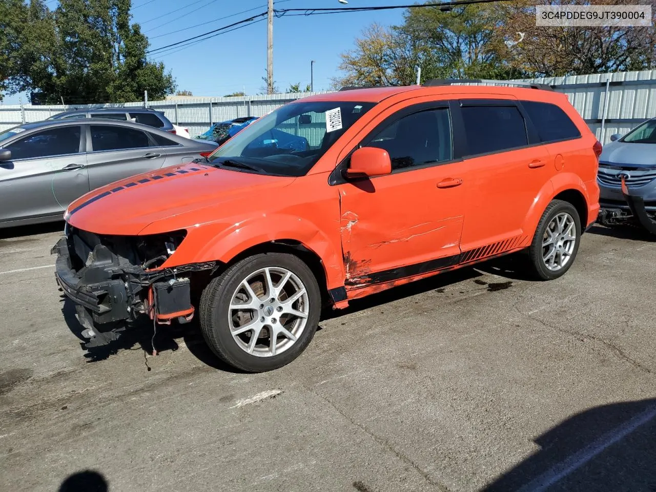 2018 Dodge Journey Gt VIN: 3C4PDDEG9JT390004 Lot: 75932434