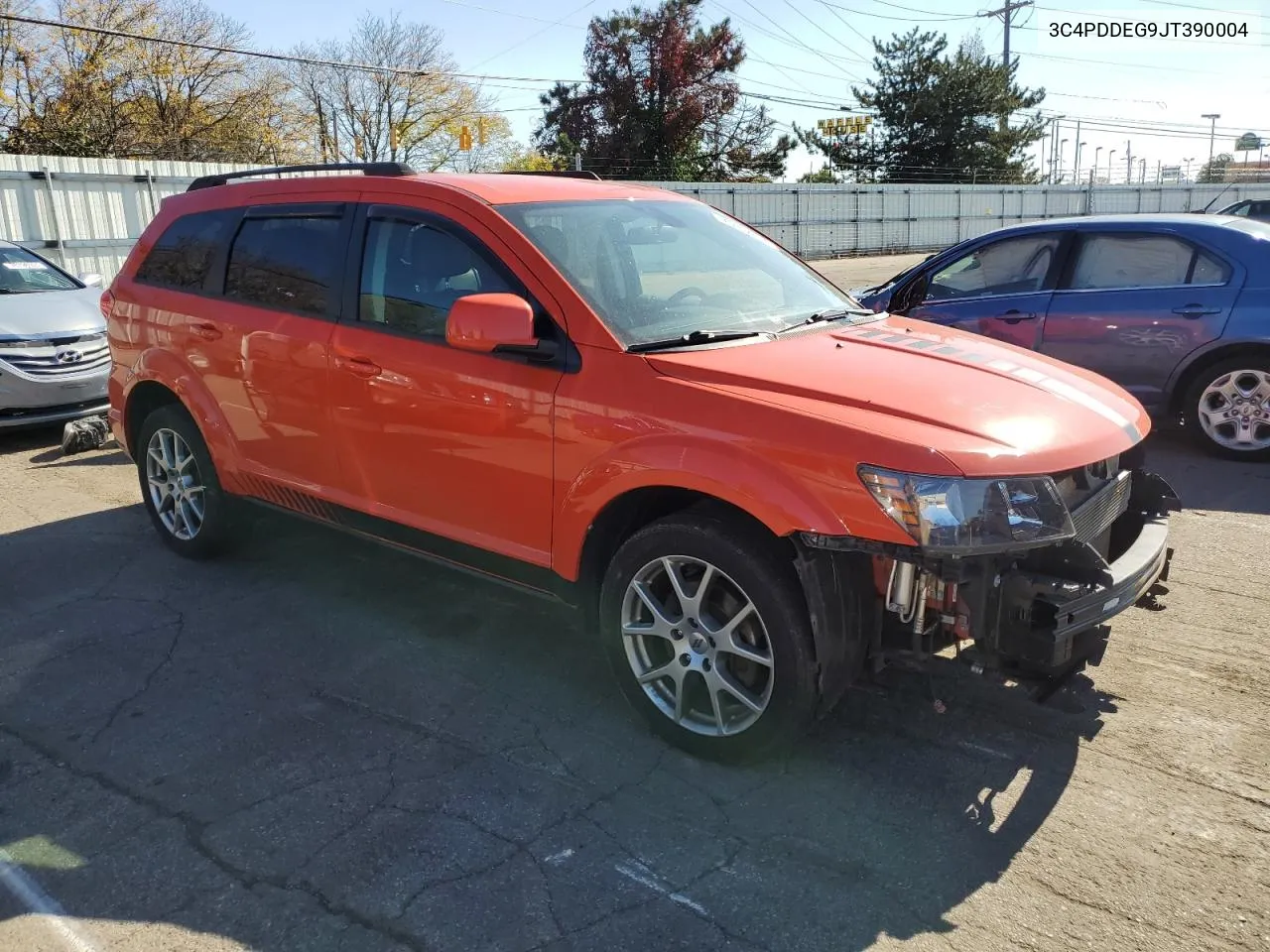 2018 Dodge Journey Gt VIN: 3C4PDDEG9JT390004 Lot: 75932434