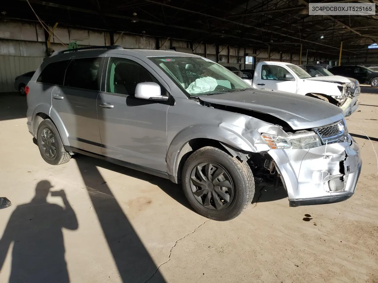 2018 Dodge Journey Sxt VIN: 3C4PDCBGXJT525165 Lot: 75963014