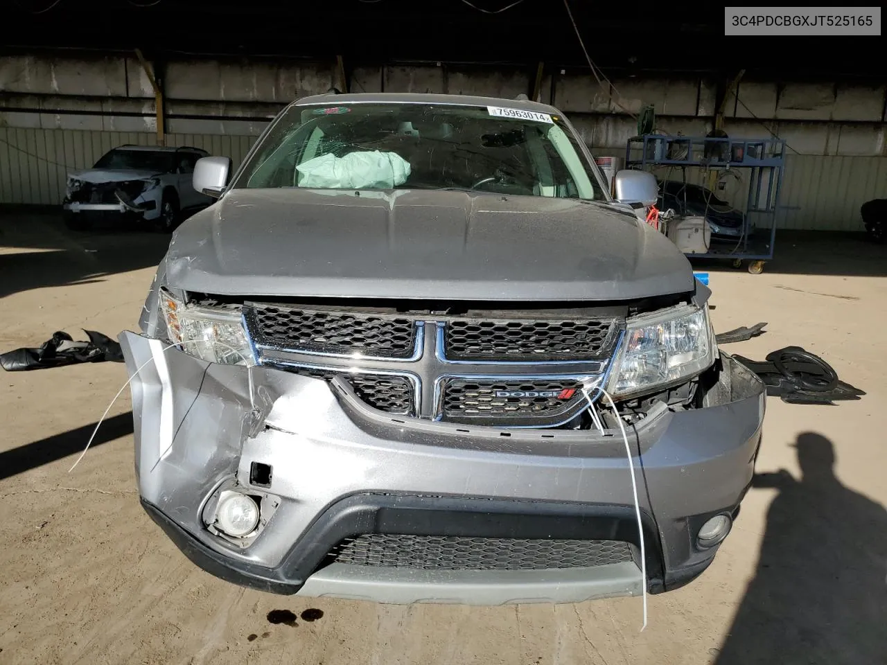 2018 Dodge Journey Sxt VIN: 3C4PDCBGXJT525165 Lot: 75963014