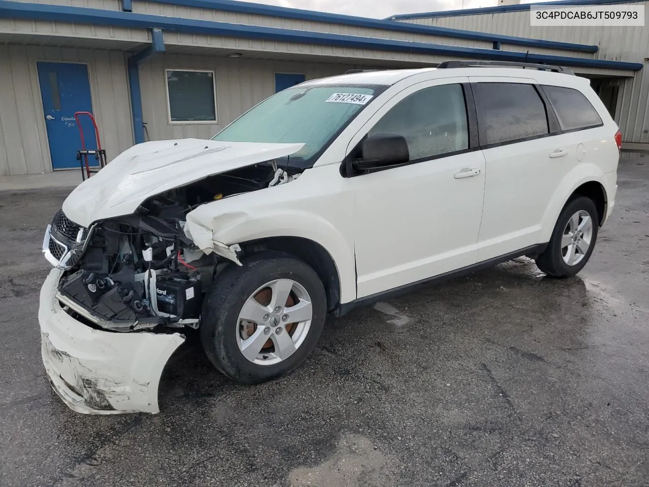 2018 Dodge Journey Se VIN: 3C4PDCAB6JT509793 Lot: 76127494