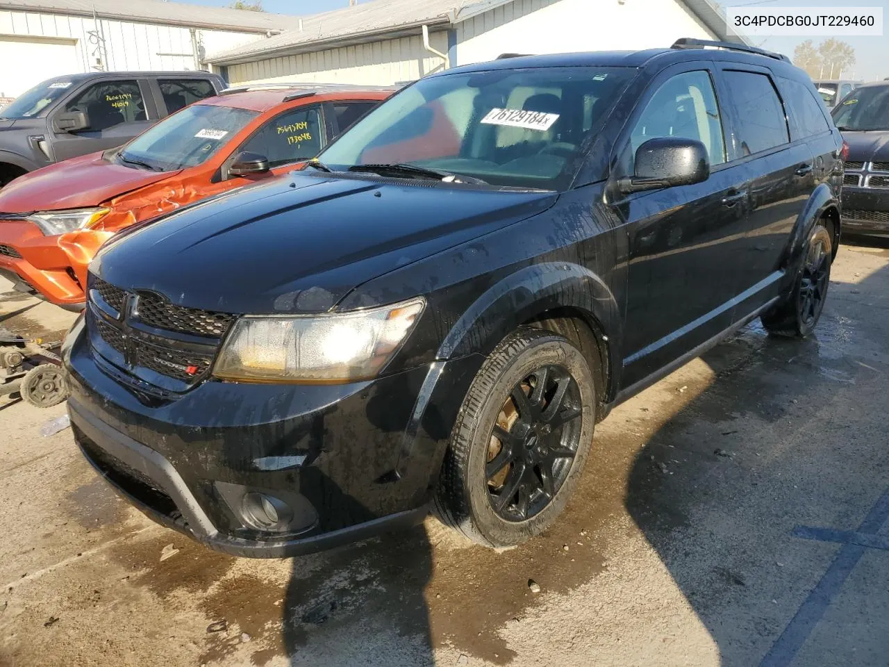 2018 Dodge Journey Sxt VIN: 3C4PDCBG0JT229460 Lot: 76129184