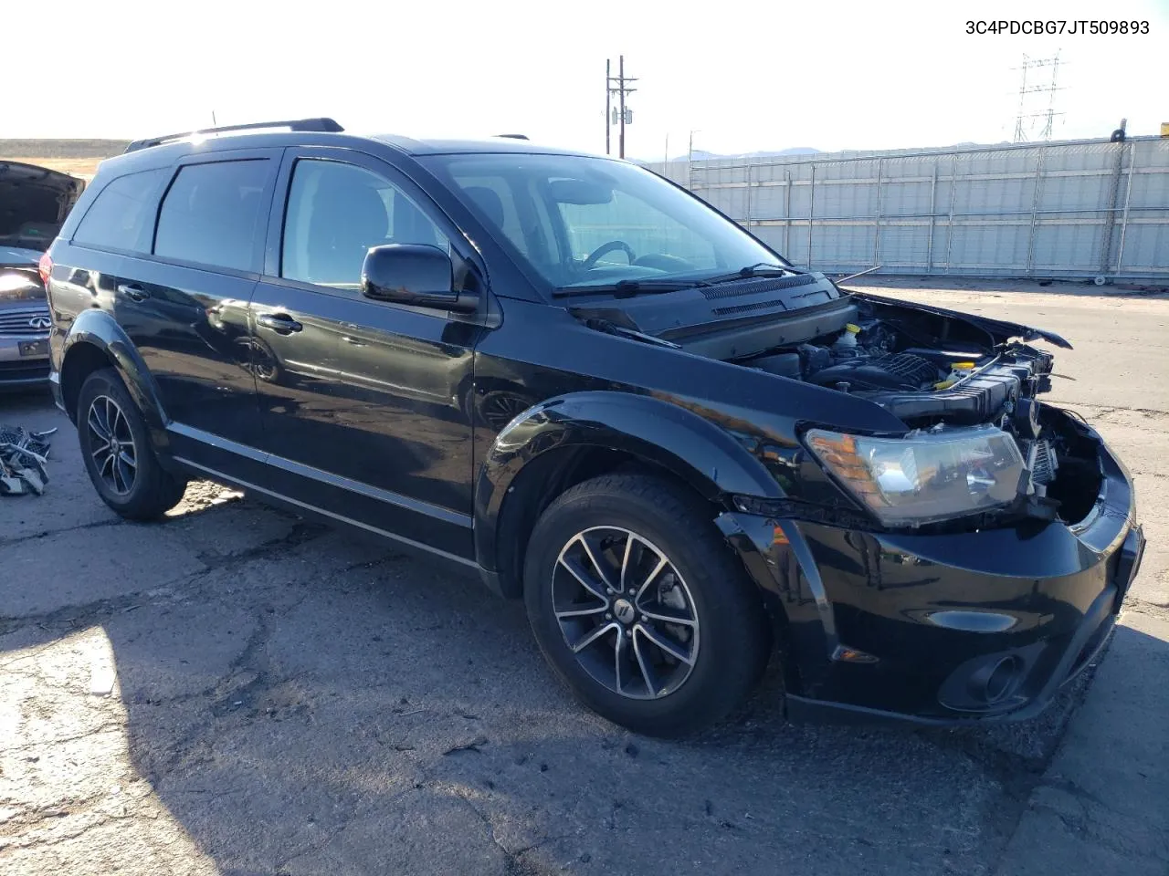 2018 Dodge Journey Sxt VIN: 3C4PDCBG7JT509893 Lot: 76341804