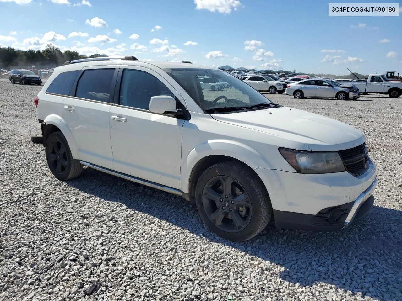 2018 Dodge Journey Crossroad VIN: 3C4PDCGG4JT490180 Lot: 76452154