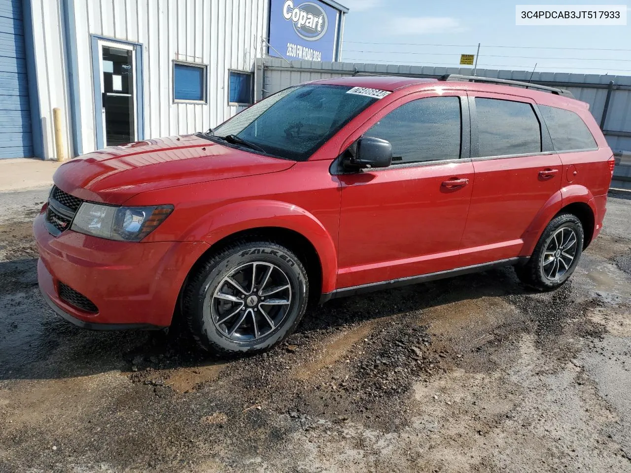 2018 Dodge Journey Se VIN: 3C4PDCAB3JT517933 Lot: 76486644