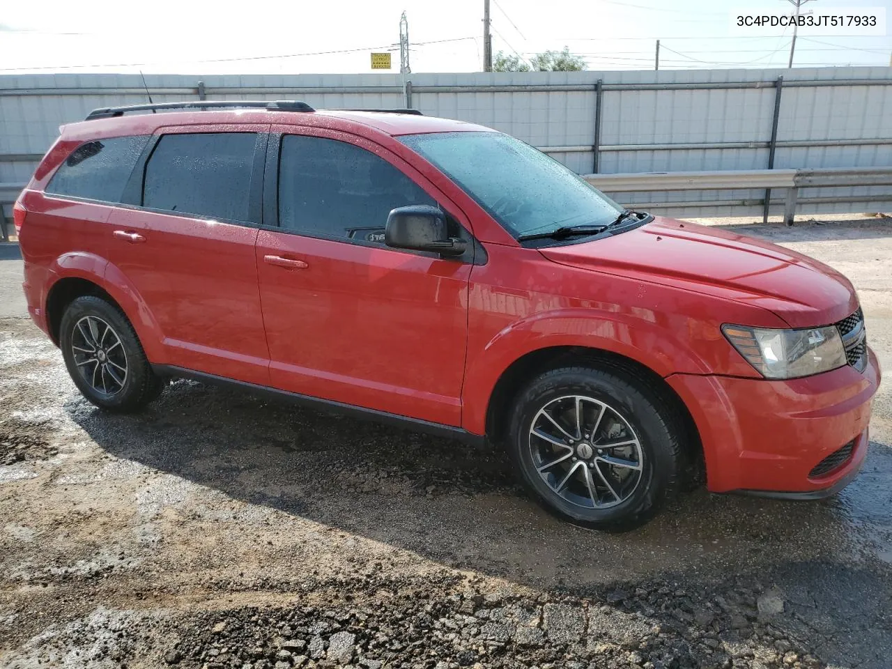 2018 Dodge Journey Se VIN: 3C4PDCAB3JT517933 Lot: 76486644