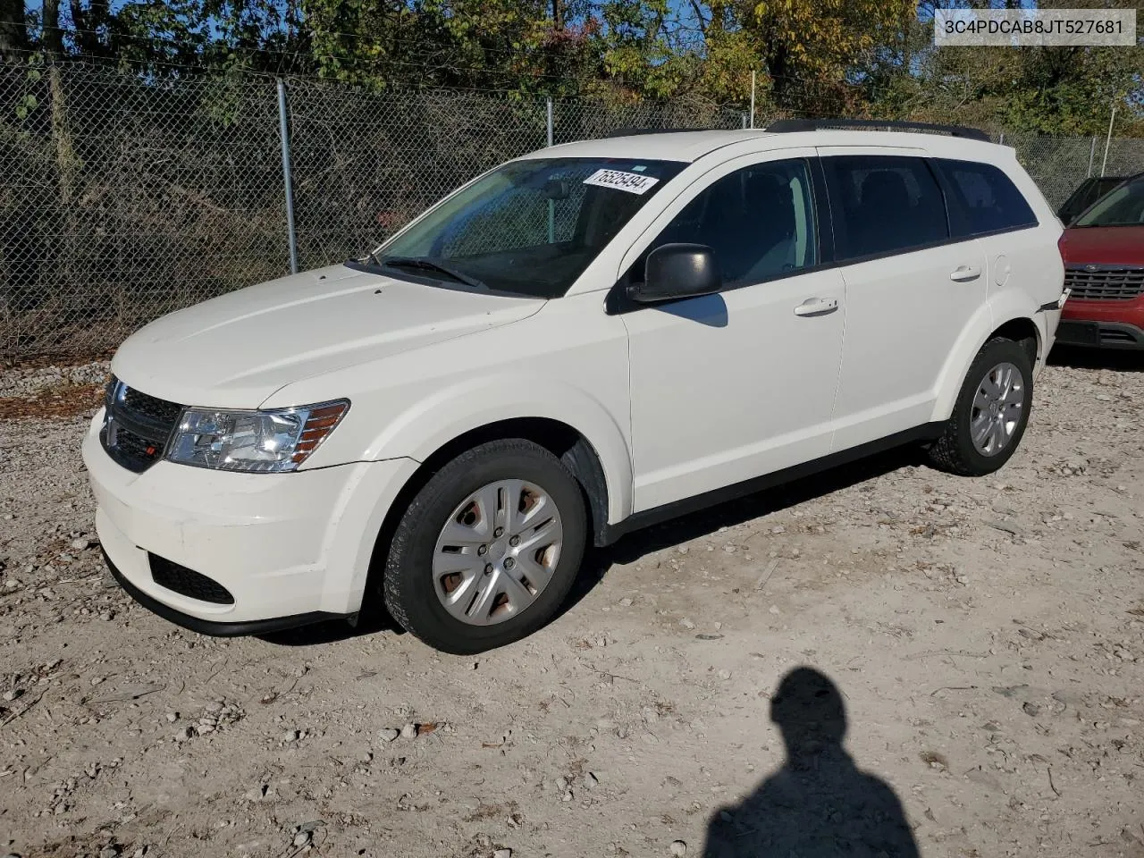 2018 Dodge Journey Se VIN: 3C4PDCAB8JT527681 Lot: 76525494