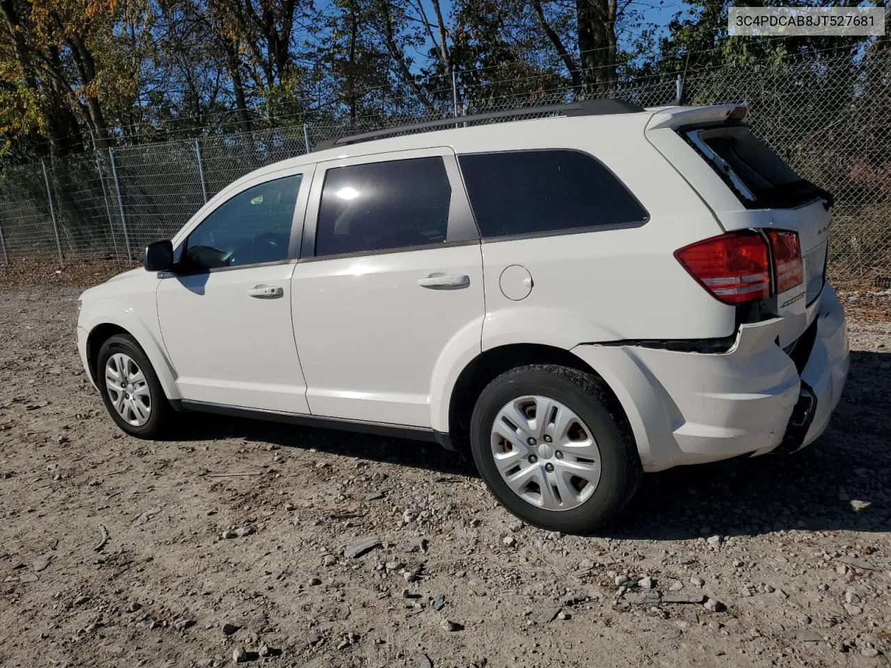 2018 Dodge Journey Se VIN: 3C4PDCAB8JT527681 Lot: 76525494