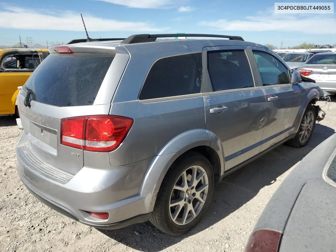 2018 Dodge Journey Sxt VIN: 3C4PDCBB0JT449055 Lot: 76526114