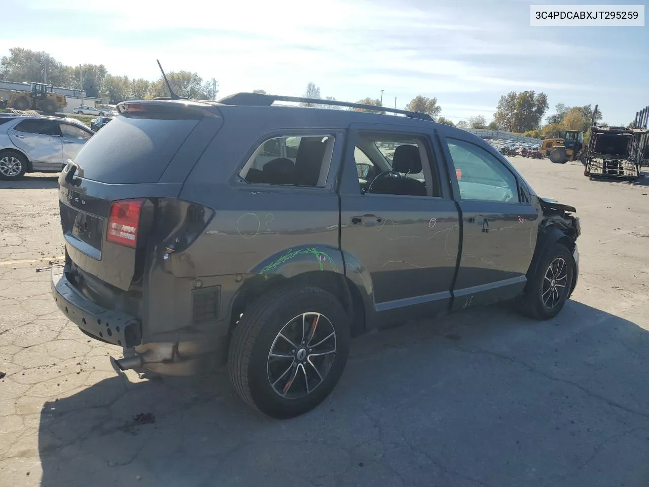 2018 Dodge Journey Se VIN: 3C4PDCABXJT295259 Lot: 76542724