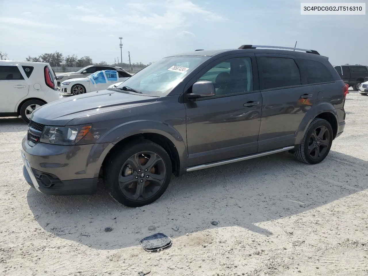 2018 Dodge Journey Crossroad VIN: 3C4PDCGG2JT516310 Lot: 76587434