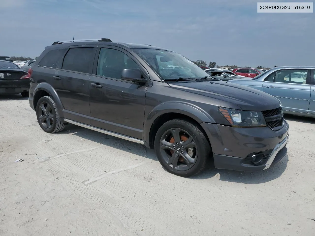 2018 Dodge Journey Crossroad VIN: 3C4PDCGG2JT516310 Lot: 76587434