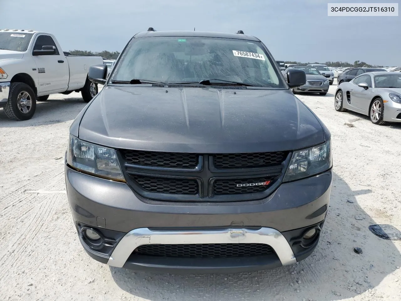 2018 Dodge Journey Crossroad VIN: 3C4PDCGG2JT516310 Lot: 76587434