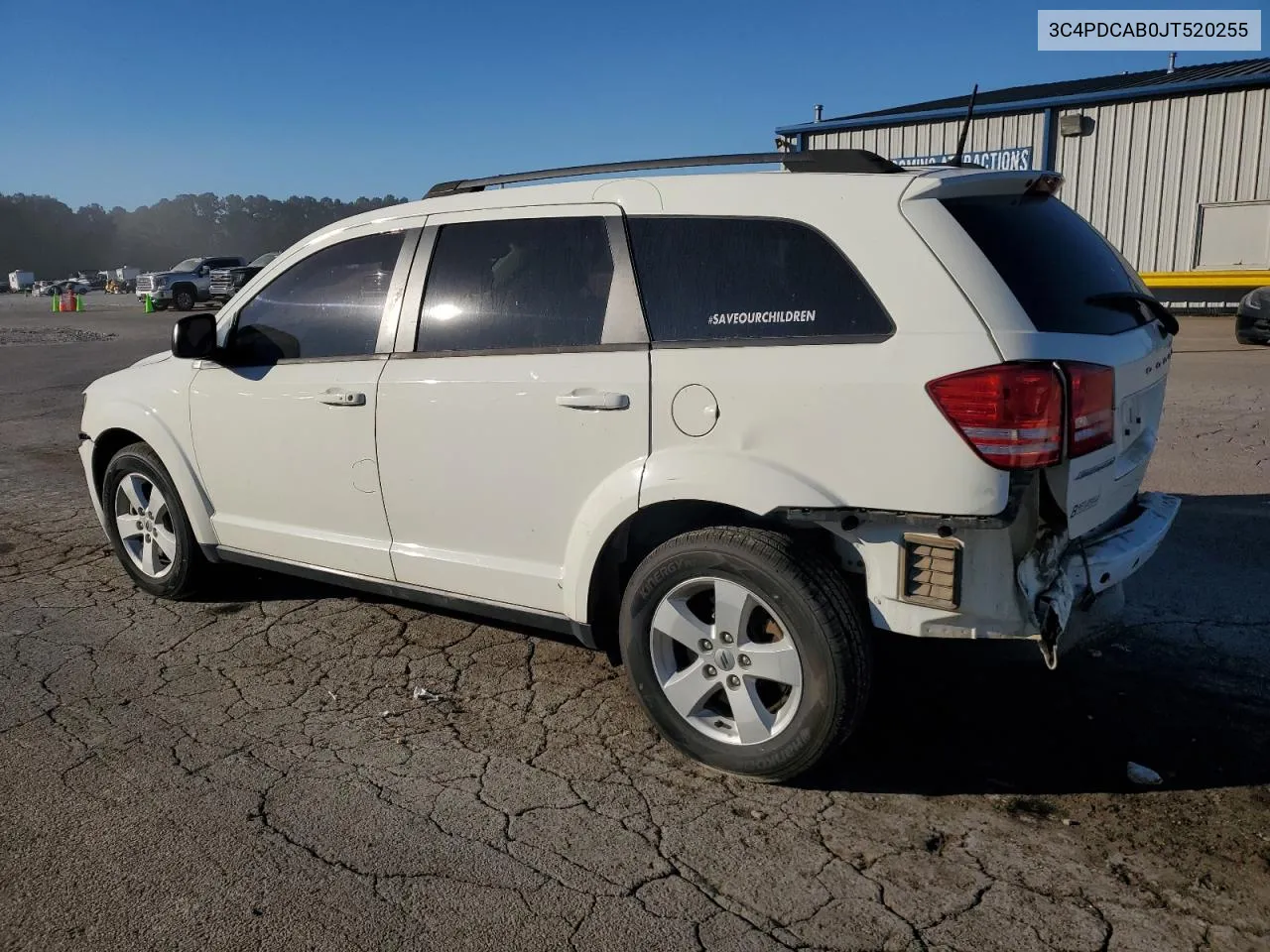 2018 Dodge Journey Se VIN: 3C4PDCAB0JT520255 Lot: 76756234