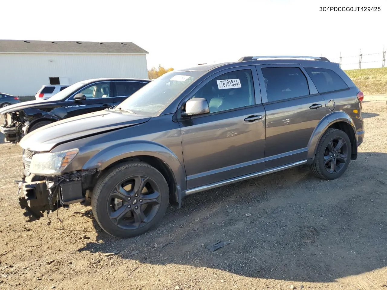 2018 Dodge Journey Crossroad VIN: 3C4PDCGG0JT429425 Lot: 76781844