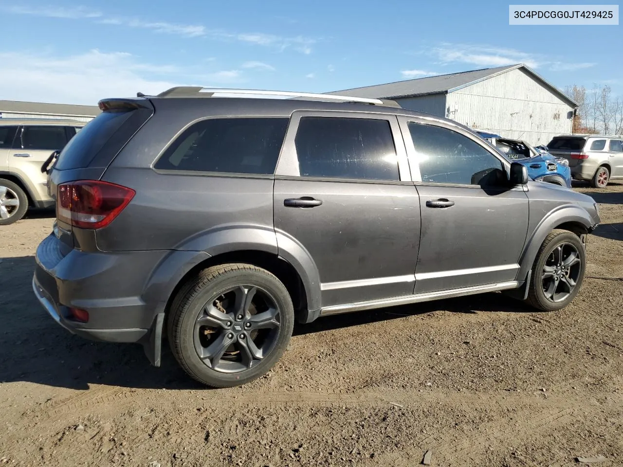 2018 Dodge Journey Crossroad VIN: 3C4PDCGG0JT429425 Lot: 76781844