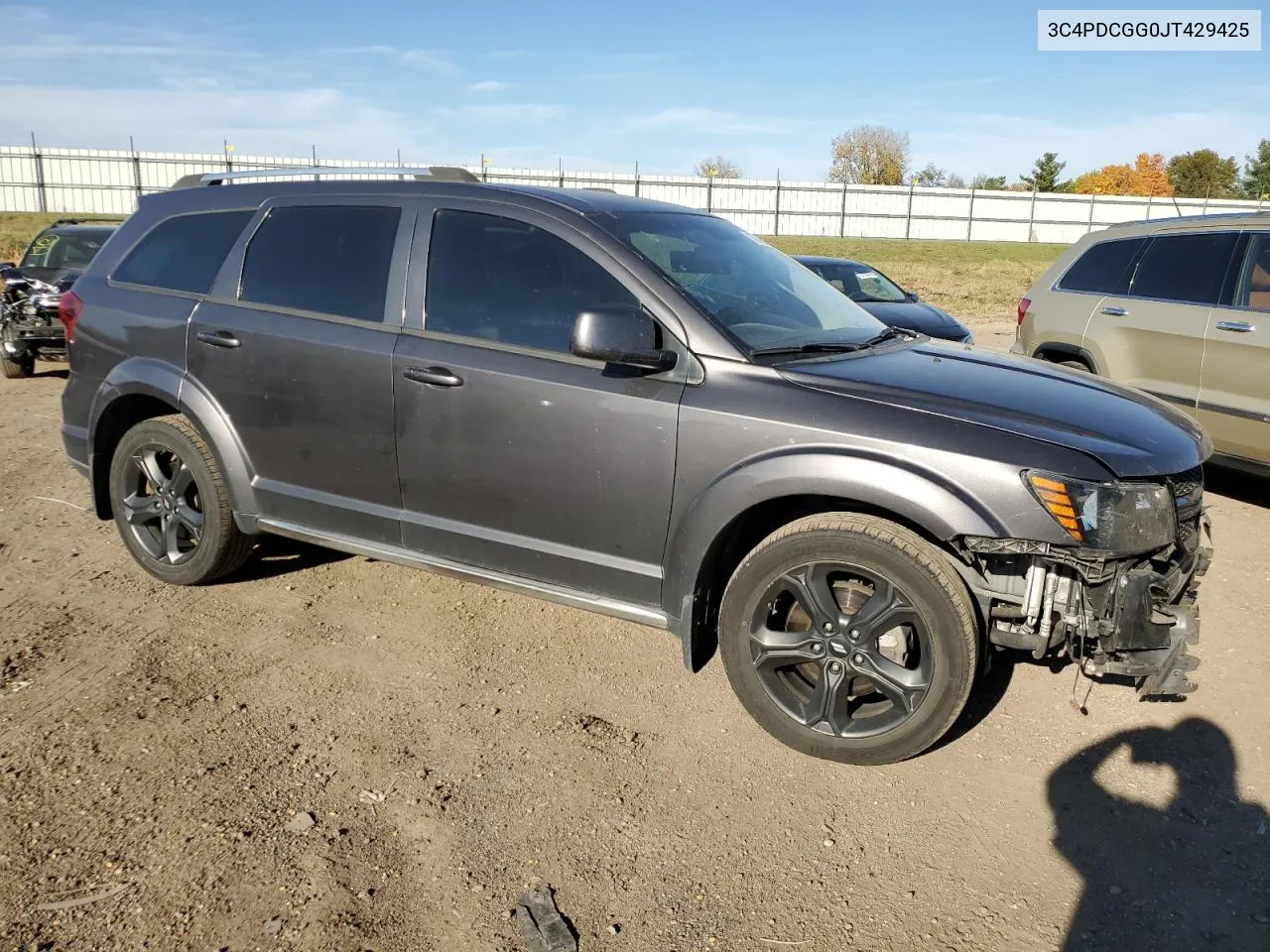 2018 Dodge Journey Crossroad VIN: 3C4PDCGG0JT429425 Lot: 76781844