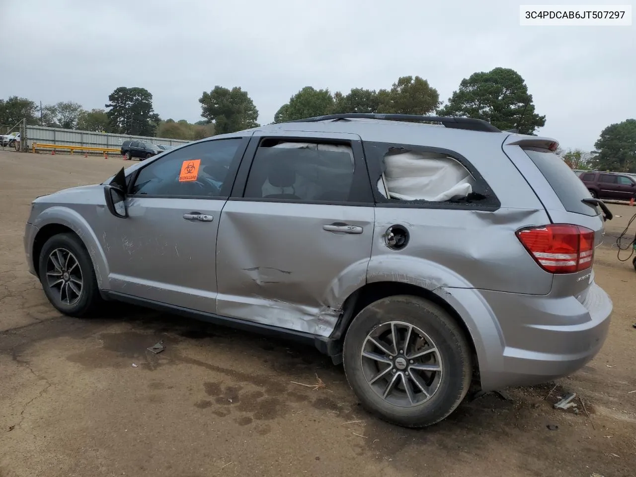 2018 Dodge Journey Se VIN: 3C4PDCAB6JT507297 Lot: 76827564