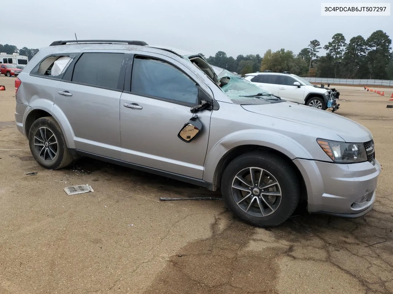 2018 Dodge Journey Se VIN: 3C4PDCAB6JT507297 Lot: 76827564