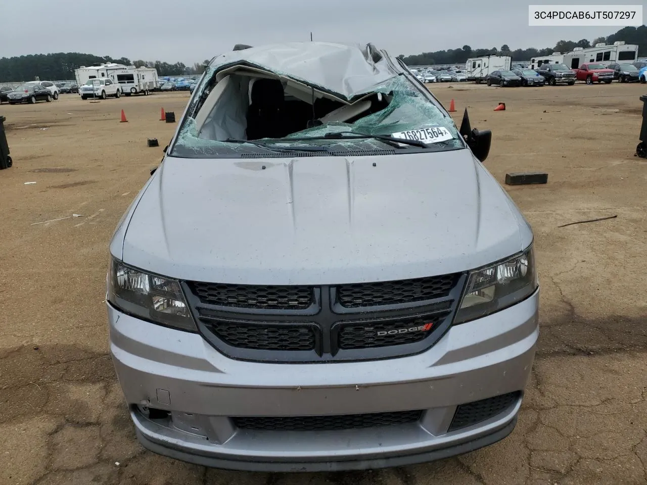 2018 Dodge Journey Se VIN: 3C4PDCAB6JT507297 Lot: 76827564