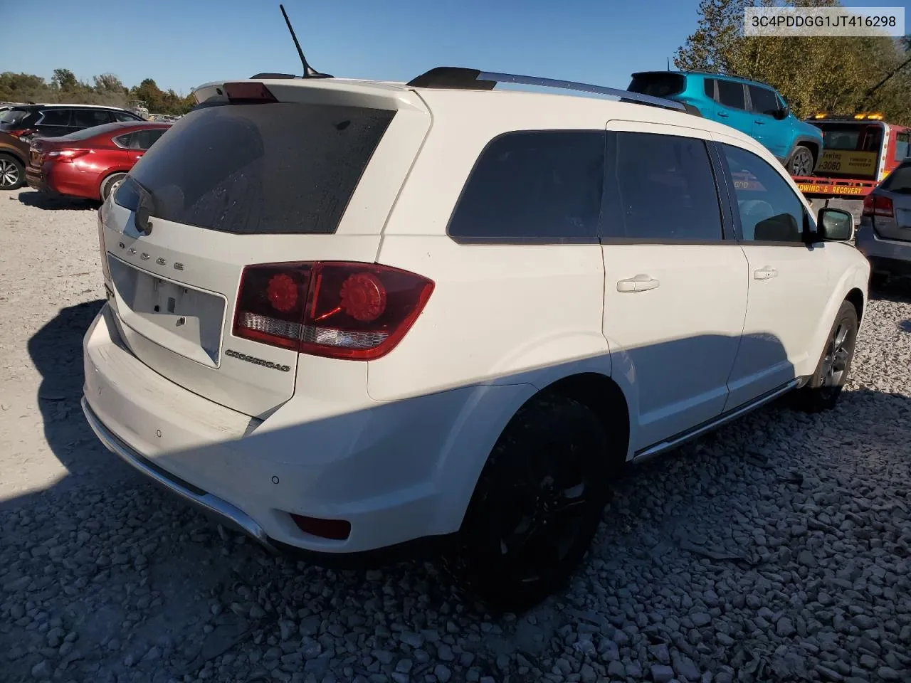 2018 Dodge Journey Crossroad VIN: 3C4PDDGG1JT416298 Lot: 76830904