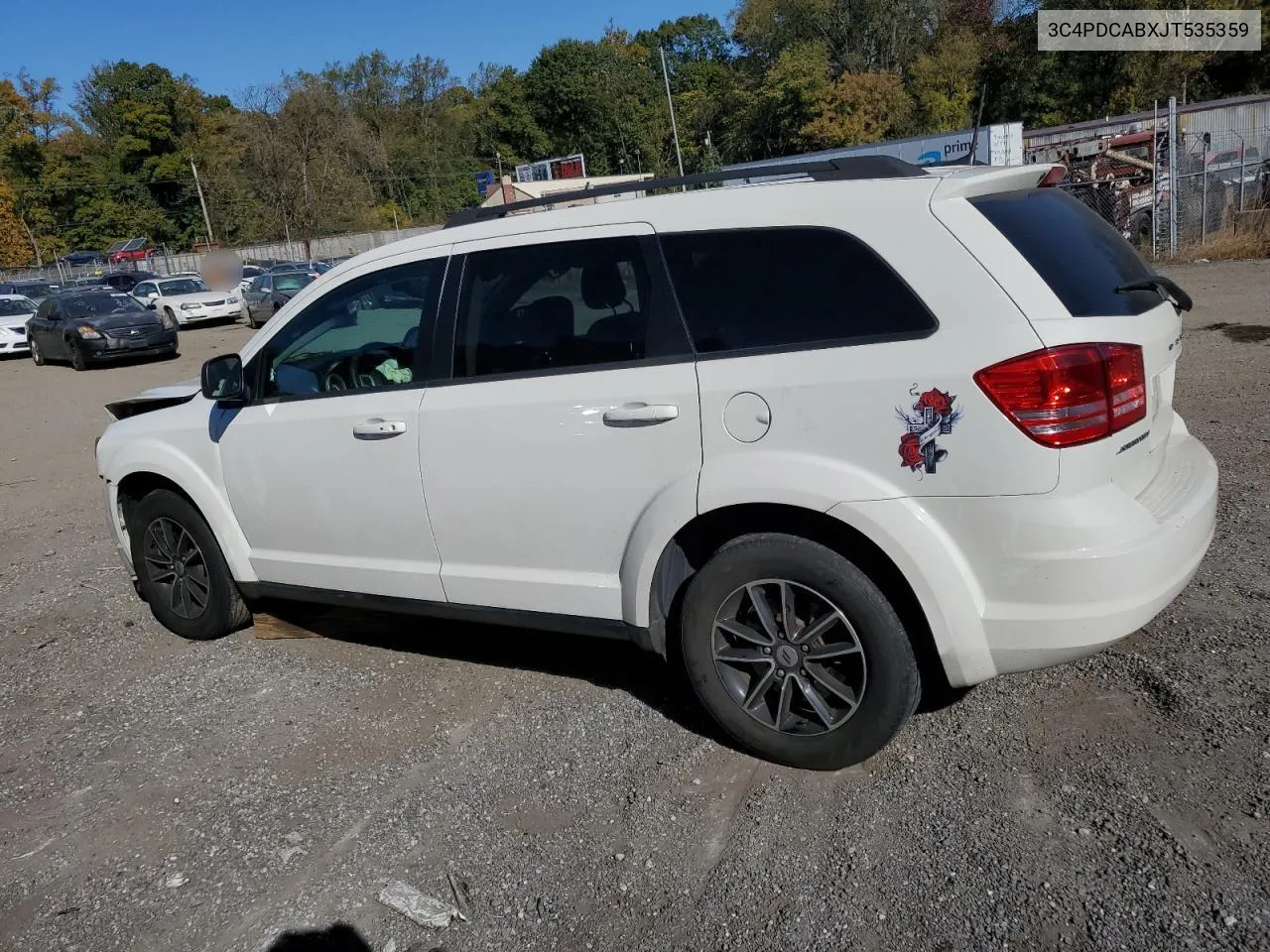 2018 Dodge Journey Se VIN: 3C4PDCABXJT535359 Lot: 77105284