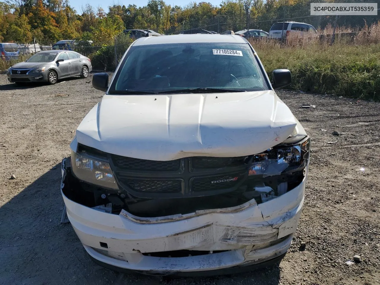 2018 Dodge Journey Se VIN: 3C4PDCABXJT535359 Lot: 77105284