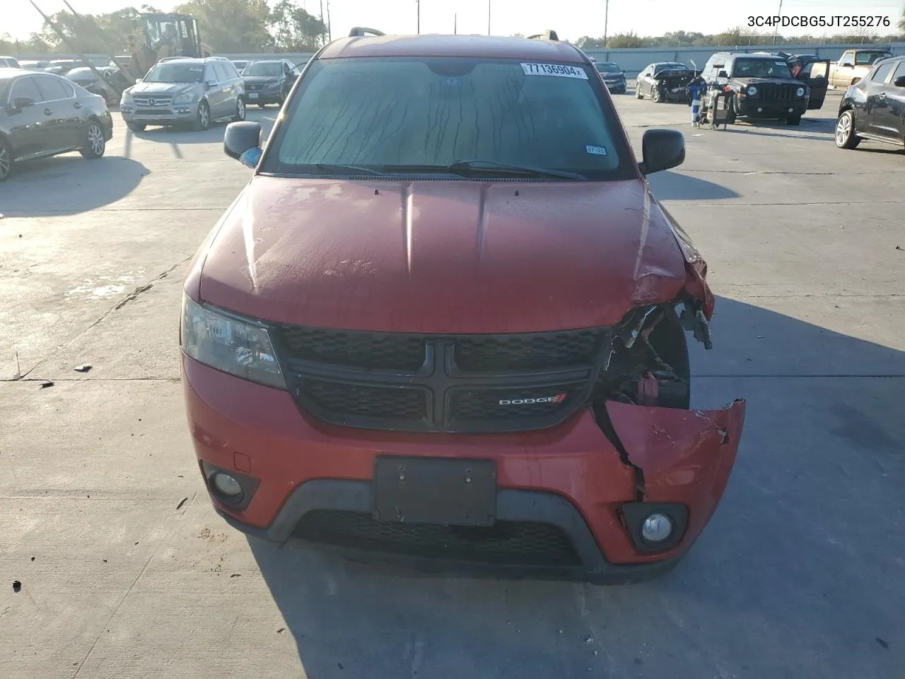 2018 Dodge Journey Sxt VIN: 3C4PDCBG5JT255276 Lot: 77136904