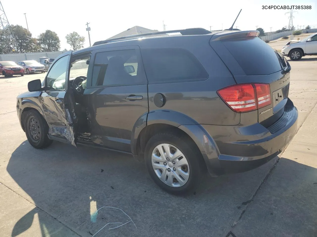 2018 Dodge Journey Se VIN: 3C4PDCAB0JT385388 Lot: 77153964