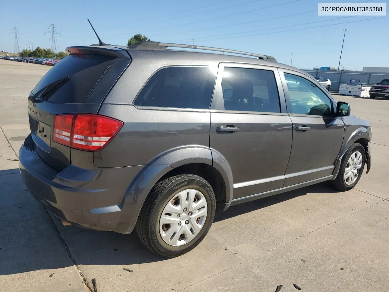 2018 Dodge Journey Se VIN: 3C4PDCAB0JT385388 Lot: 77153964