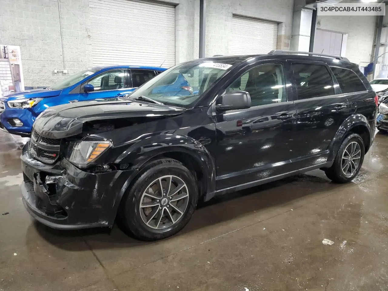 2018 Dodge Journey Se VIN: 3C4PDCAB4JT443485 Lot: 77413534