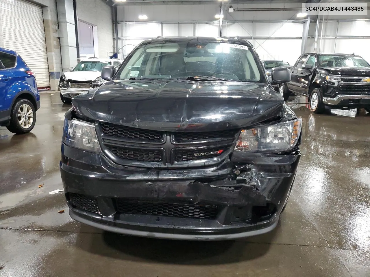 2018 Dodge Journey Se VIN: 3C4PDCAB4JT443485 Lot: 77413534