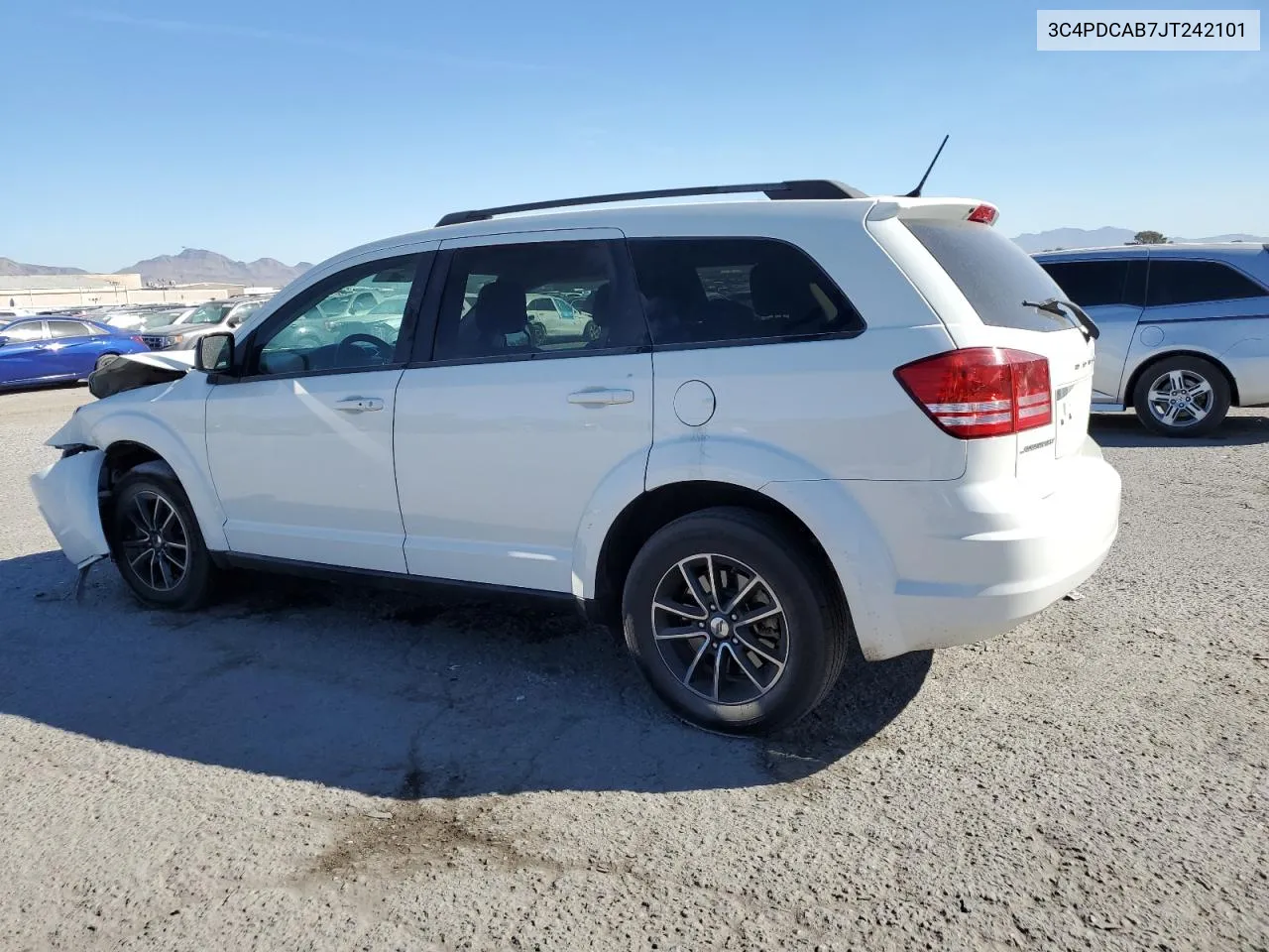 2018 Dodge Journey Se VIN: 3C4PDCAB7JT242101 Lot: 77437714