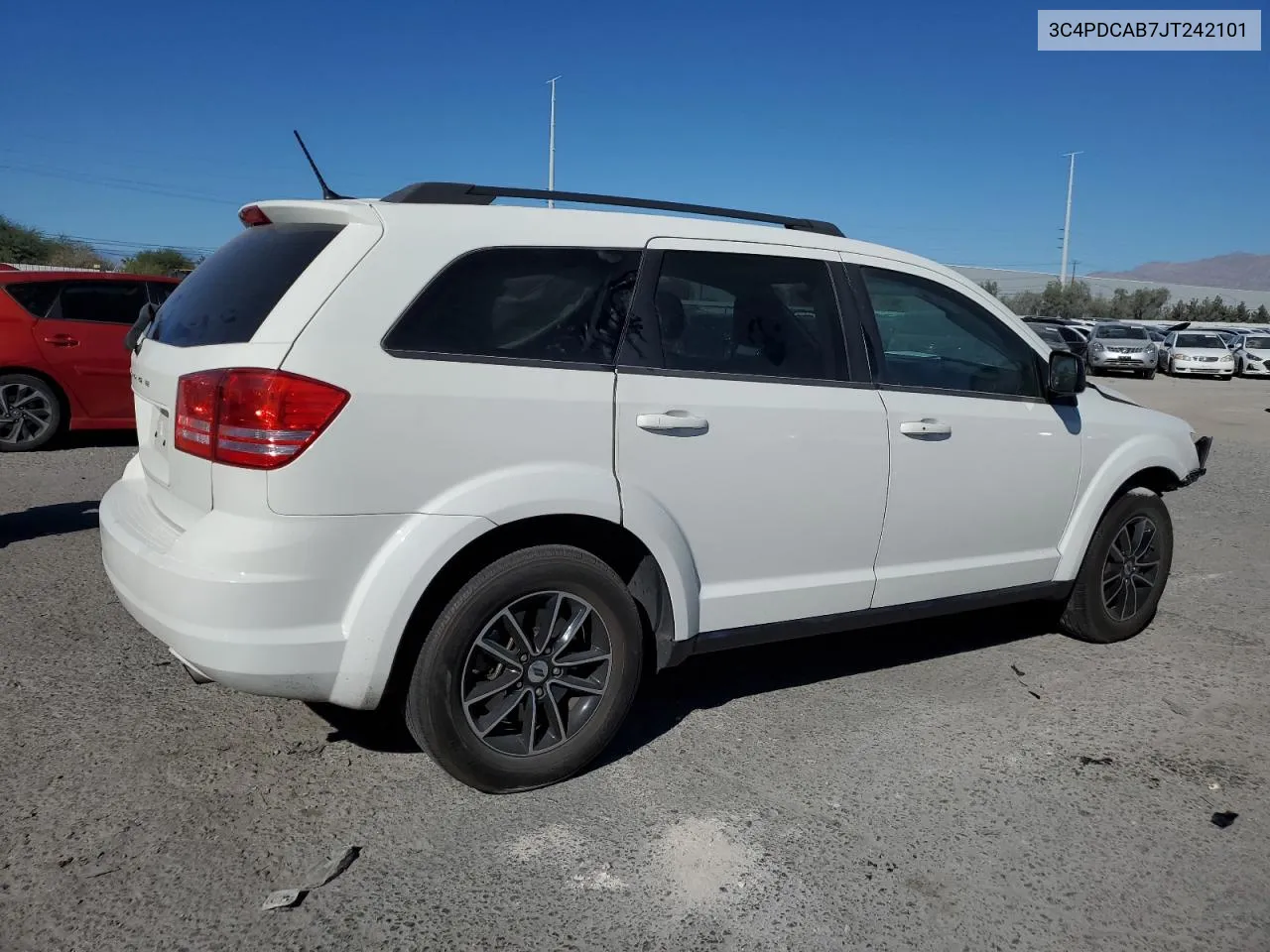 2018 Dodge Journey Se VIN: 3C4PDCAB7JT242101 Lot: 77437714