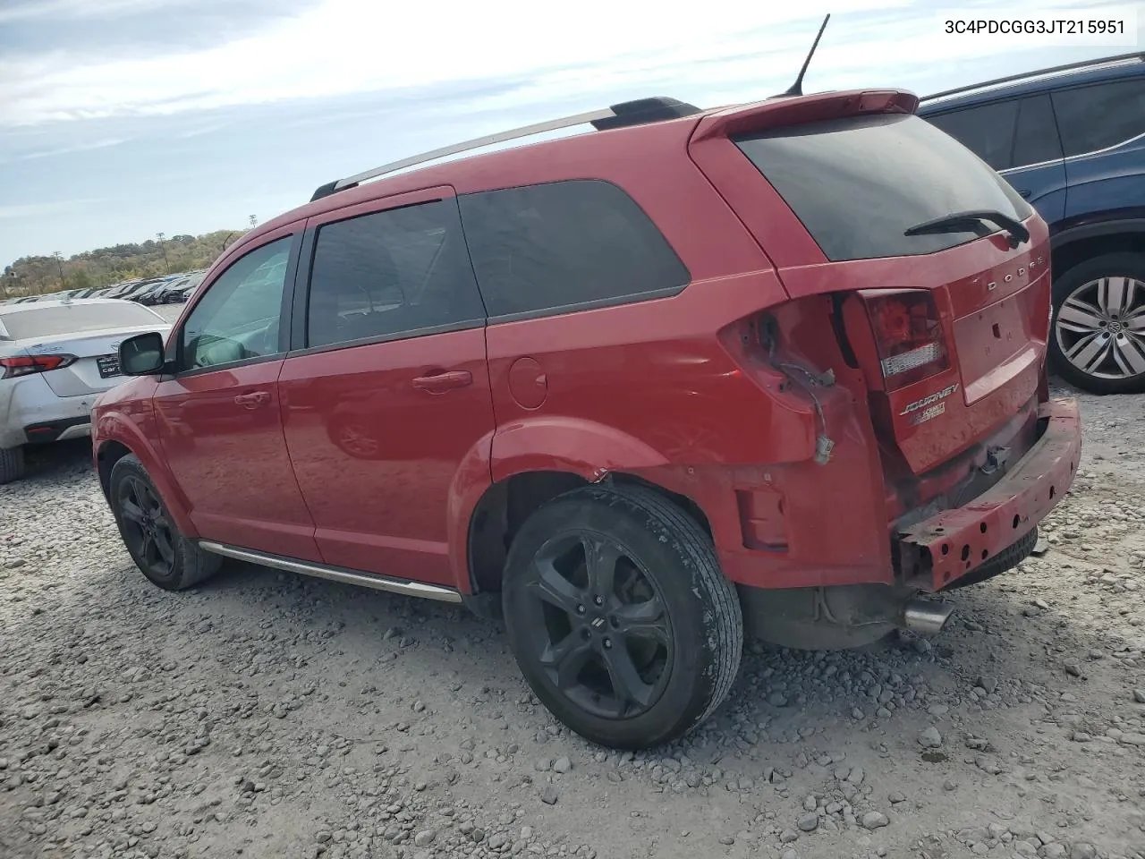 2018 Dodge Journey Crossroad VIN: 3C4PDCGG3JT215951 Lot: 77477414