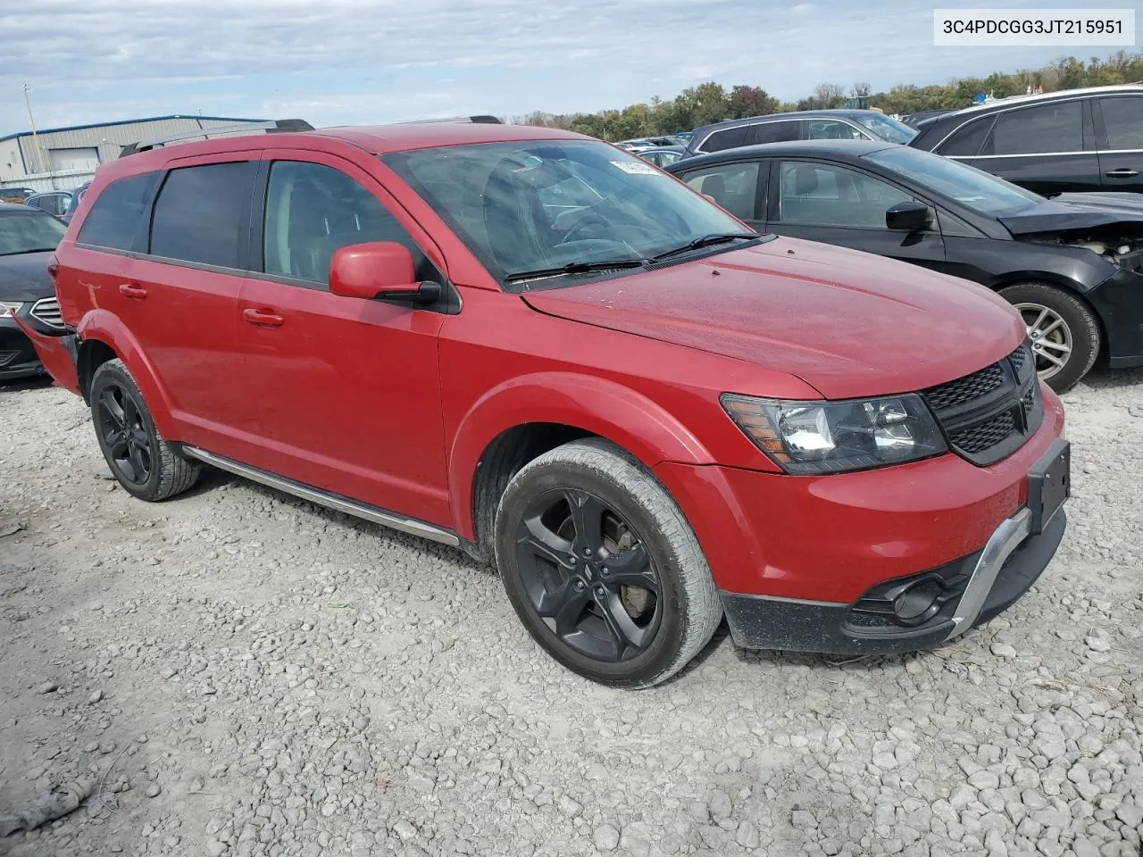 2018 Dodge Journey Crossroad VIN: 3C4PDCGG3JT215951 Lot: 77477414