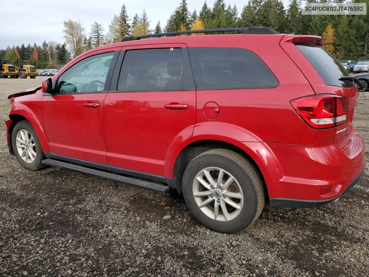 2018 Dodge Journey Sxt VIN: 3C4PDCBG2JT476382 Lot: 77497874