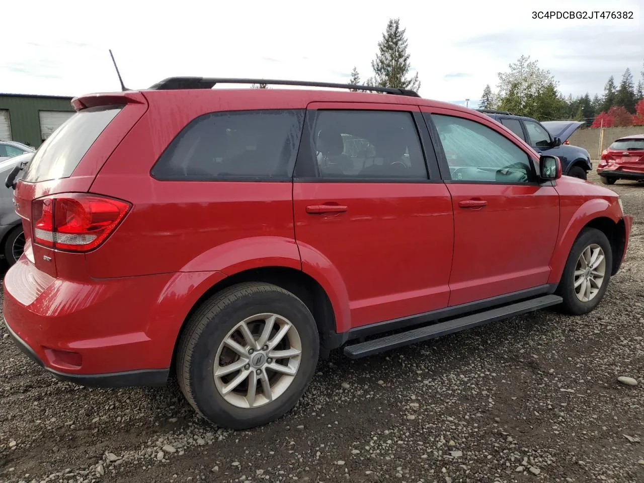 2018 Dodge Journey Sxt VIN: 3C4PDCBG2JT476382 Lot: 77497874