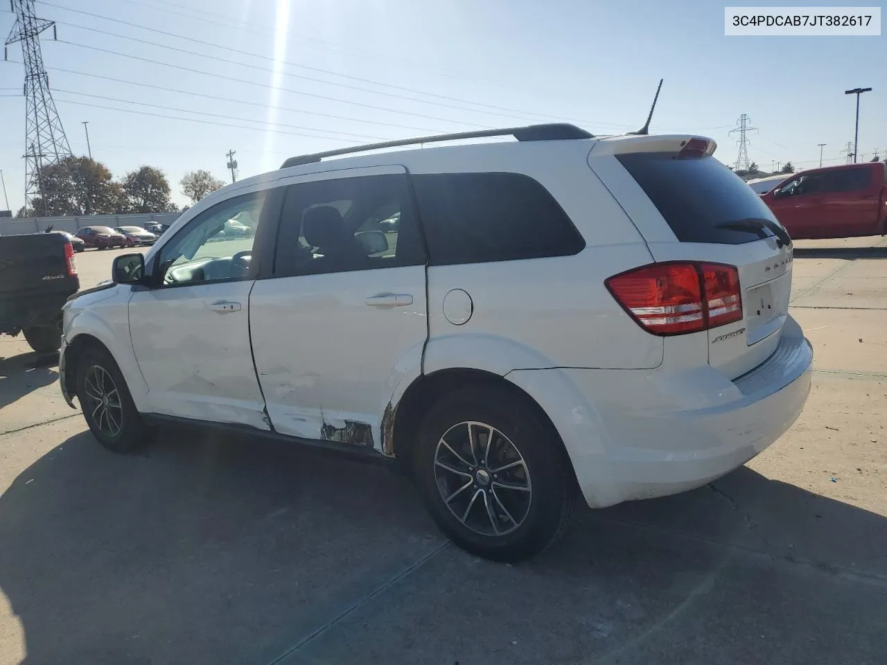 2018 Dodge Journey Se VIN: 3C4PDCAB7JT382617 Lot: 77502464