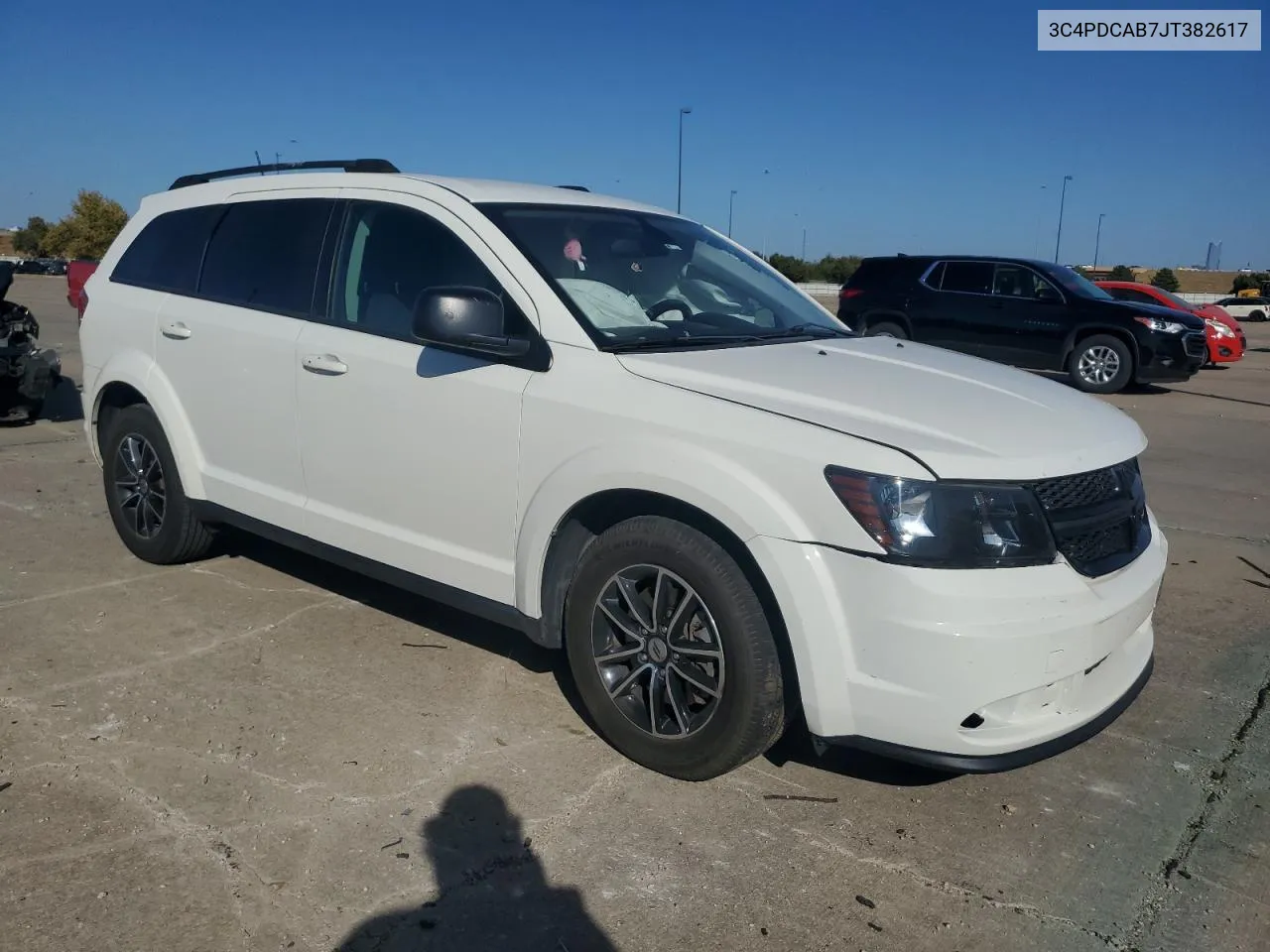 2018 Dodge Journey Se VIN: 3C4PDCAB7JT382617 Lot: 77502464