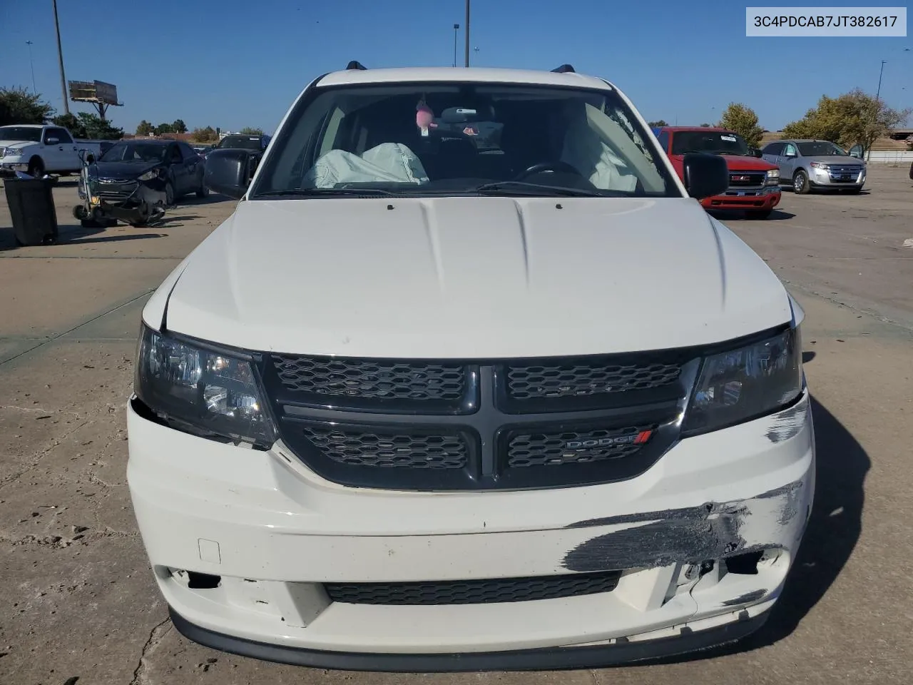 2018 Dodge Journey Se VIN: 3C4PDCAB7JT382617 Lot: 77502464