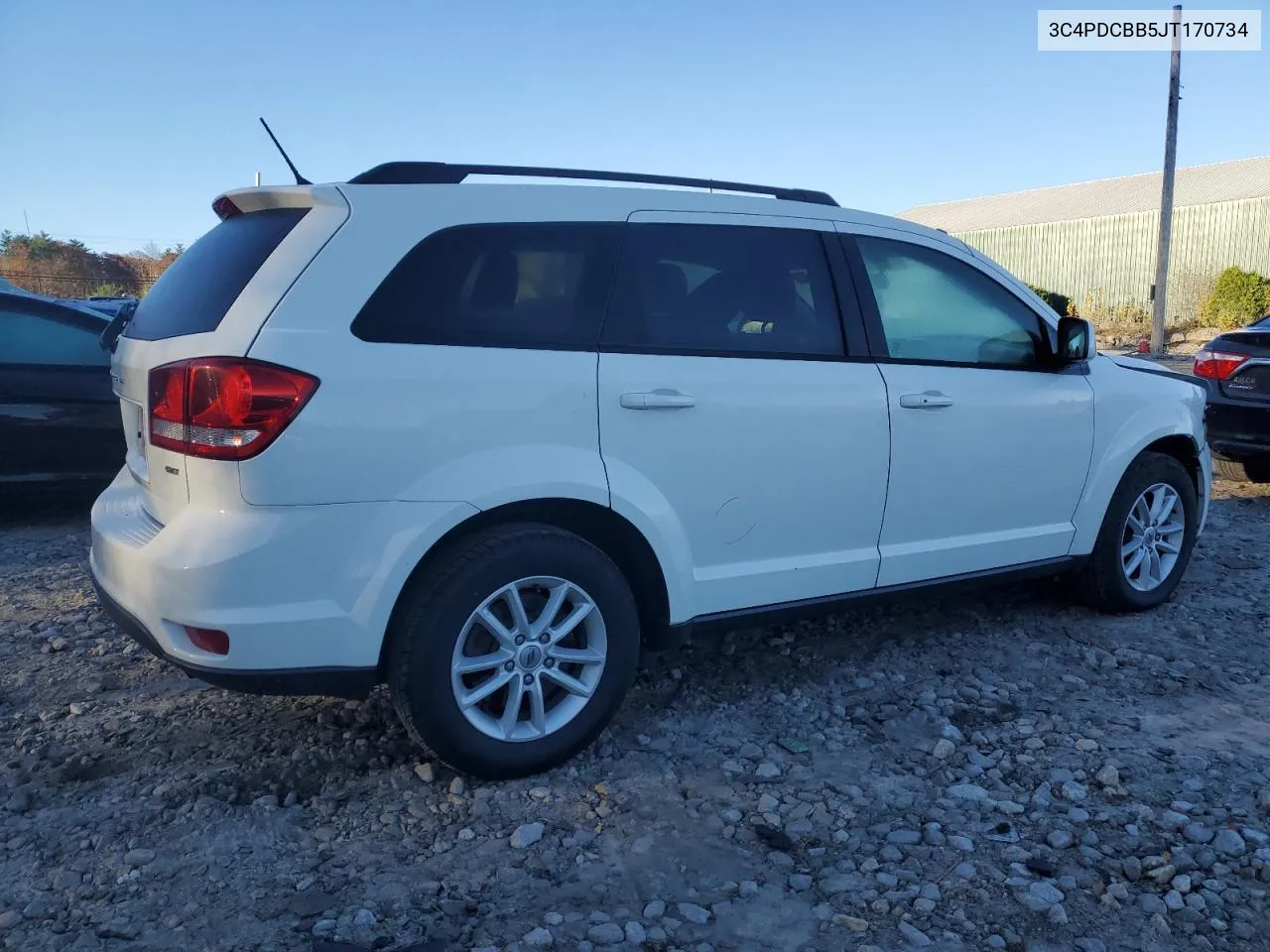 2018 Dodge Journey Sxt VIN: 3C4PDCBB5JT170734 Lot: 77520584