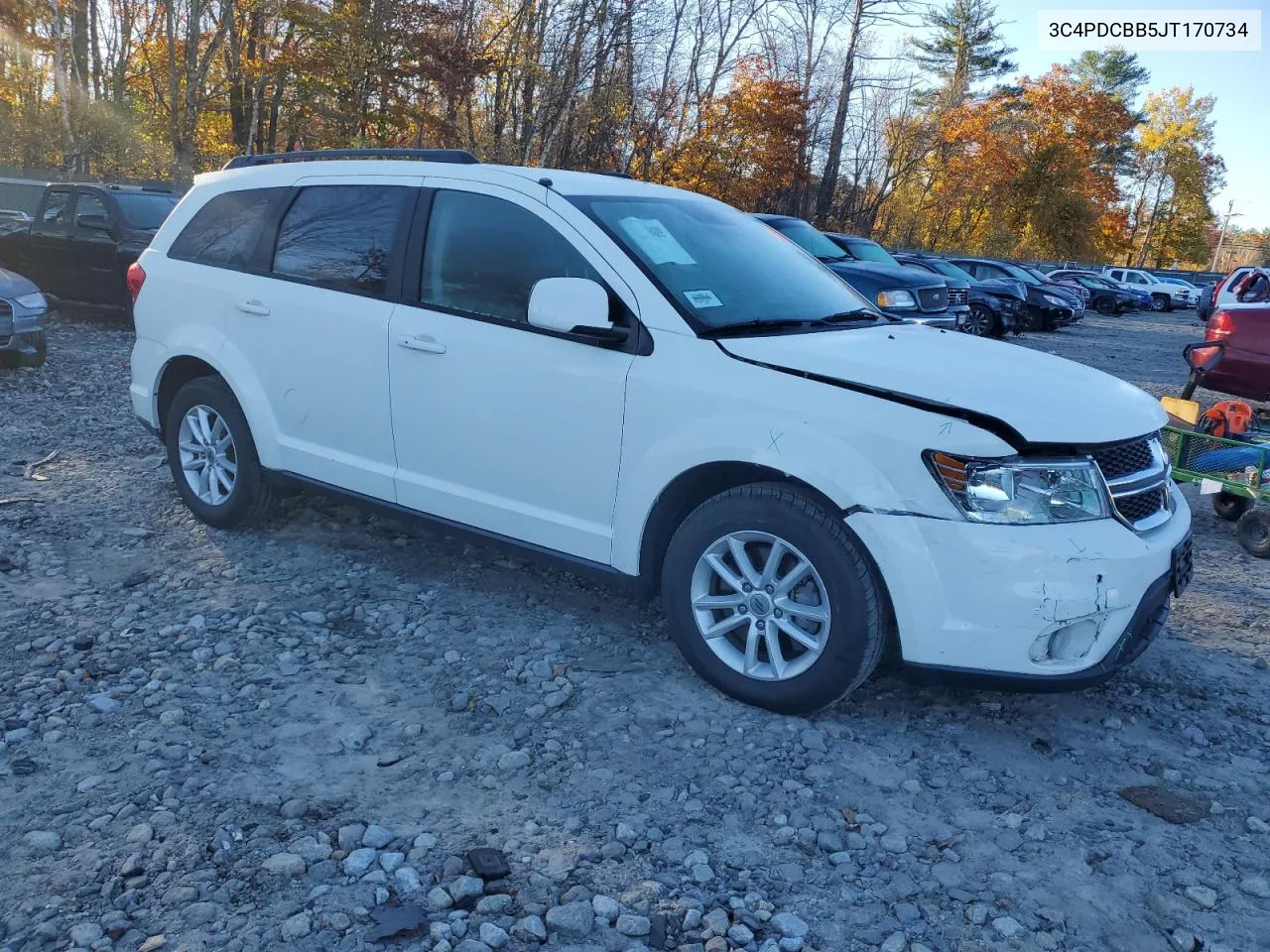 2018 Dodge Journey Sxt VIN: 3C4PDCBB5JT170734 Lot: 77520584