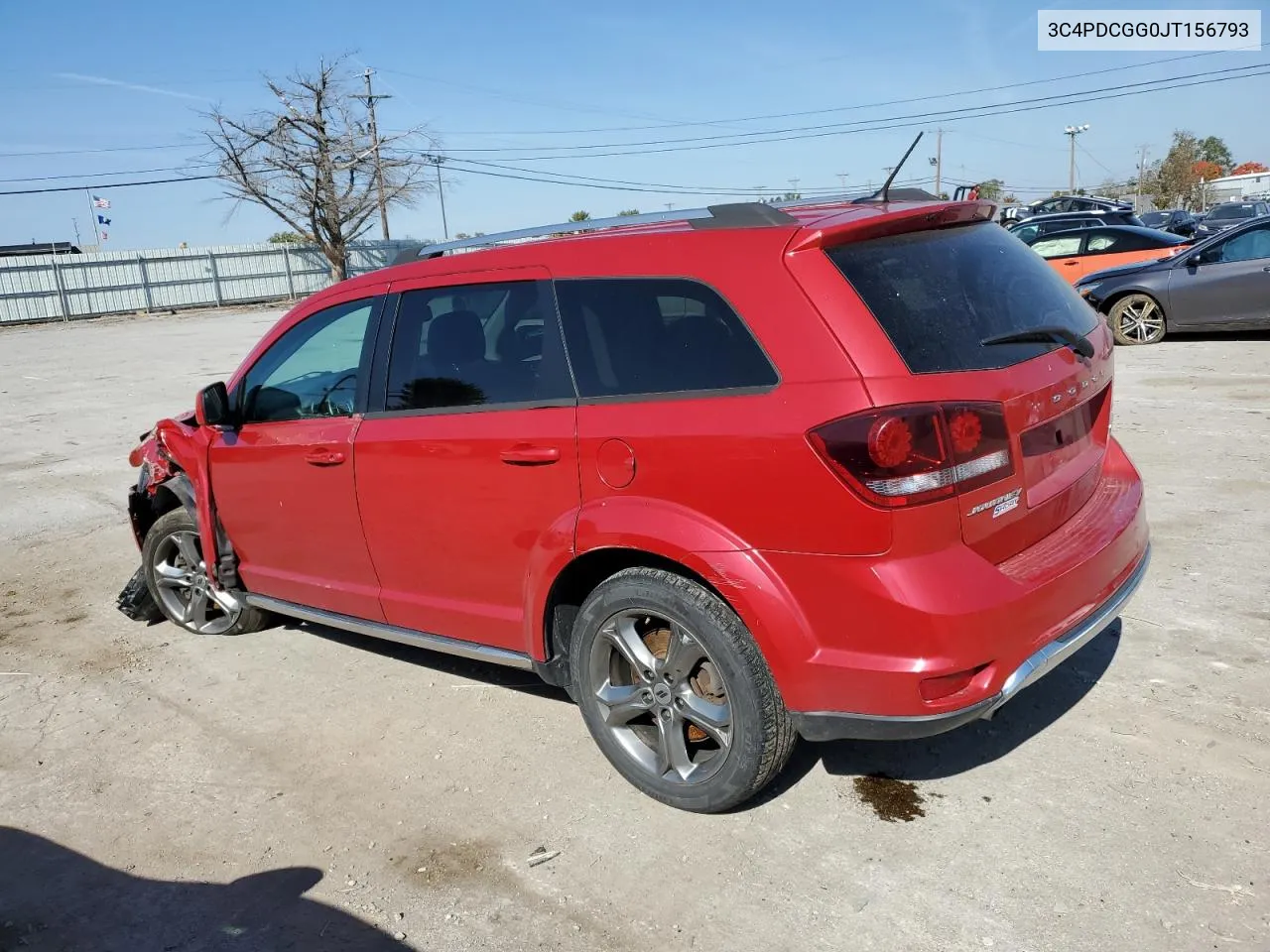 2018 Dodge Journey Crossroad VIN: 3C4PDCGG0JT156793 Lot: 77554754