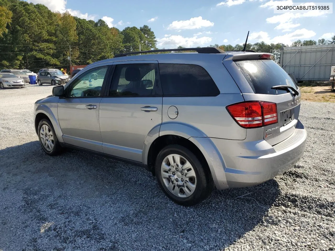 2018 Dodge Journey Se VIN: 3C4PDCAB8JT519385 Lot: 77582124