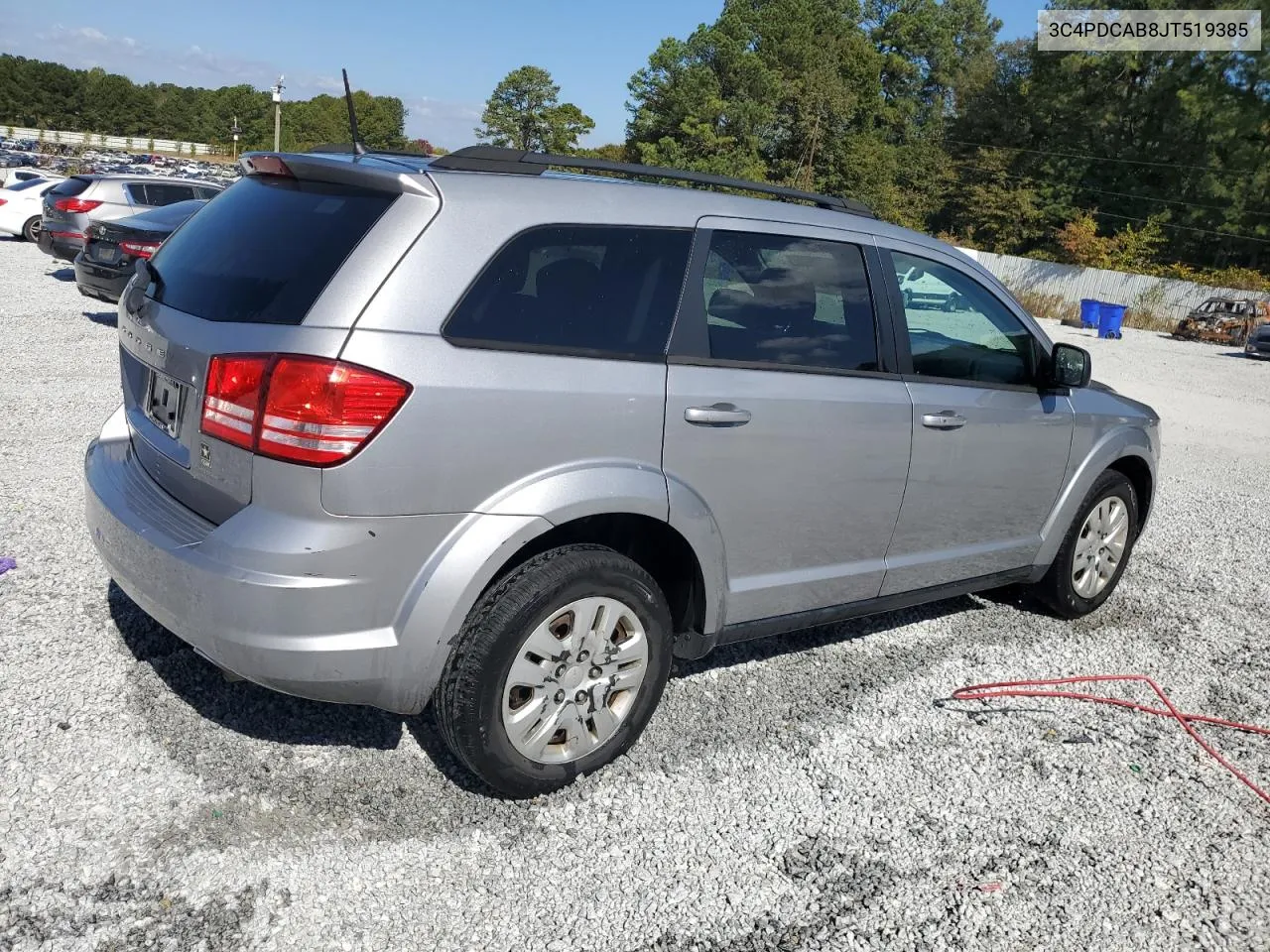 2018 Dodge Journey Se VIN: 3C4PDCAB8JT519385 Lot: 77582124