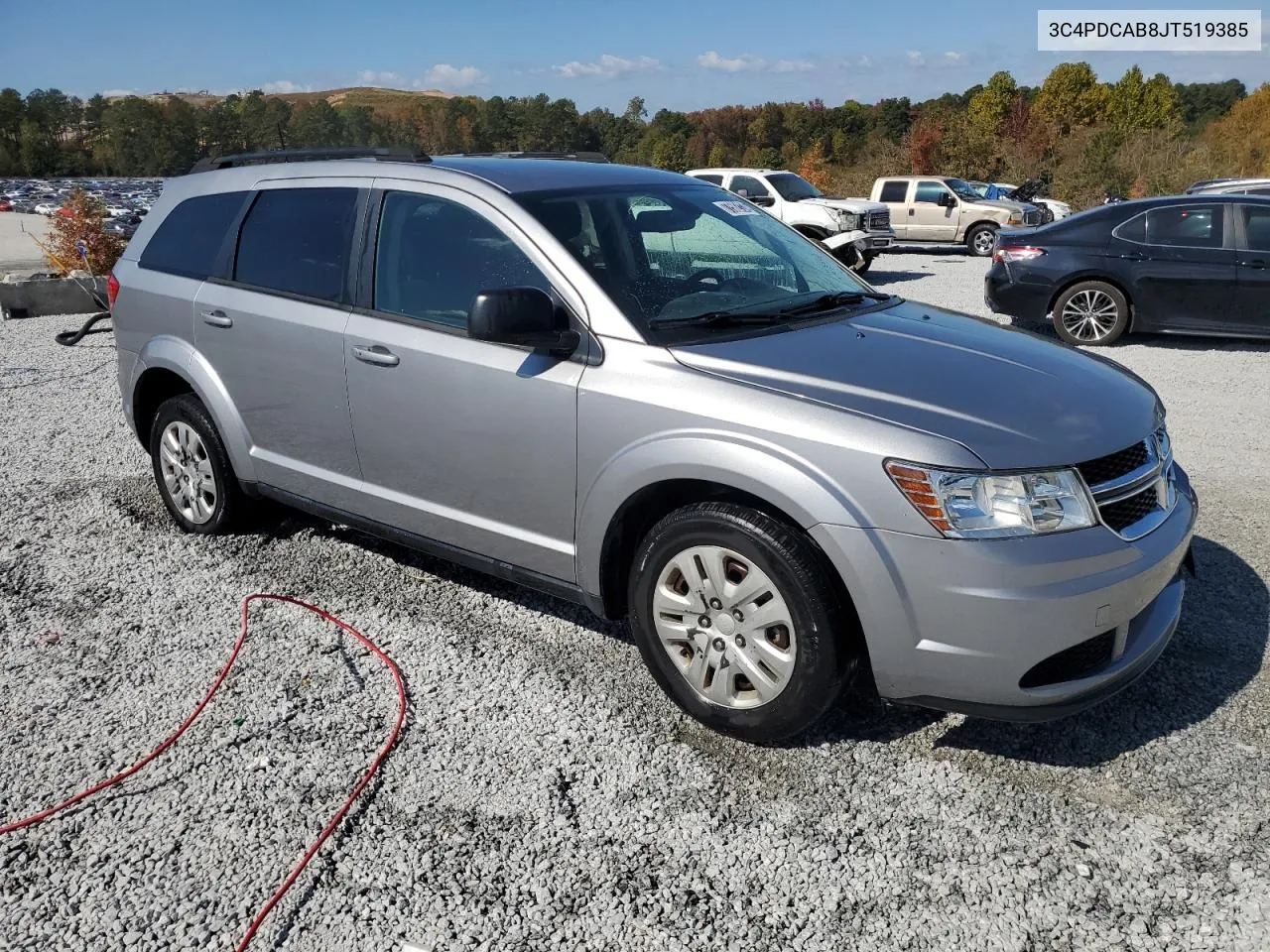 2018 Dodge Journey Se VIN: 3C4PDCAB8JT519385 Lot: 77582124