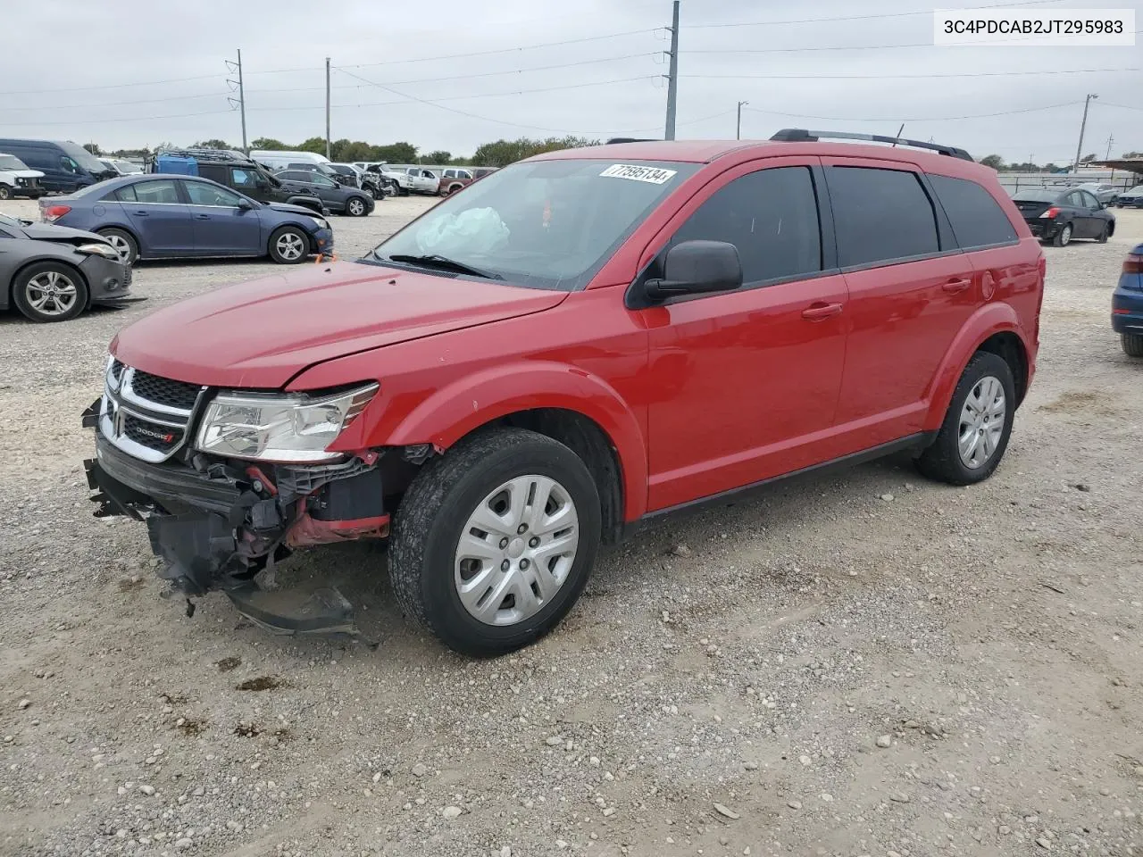 2018 Dodge Journey Se VIN: 3C4PDCAB2JT295983 Lot: 77595134