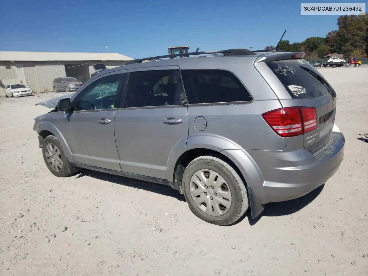 2018 Dodge Journey Se VIN: 3C4PDCAB7JT236492 Lot: 77655364